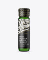 Green Glass Fruit Liqueur Bottle Mockup Green Glass Fruit Liqueur Bottle Mockup