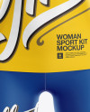 Women's Fitness Kit Mockup - Front View