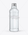 Clear Glass Water Bottle Mockup