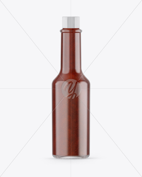 BBQ Sauce Bottle Mockup