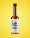 BBQ Sauce Bottle Mockup