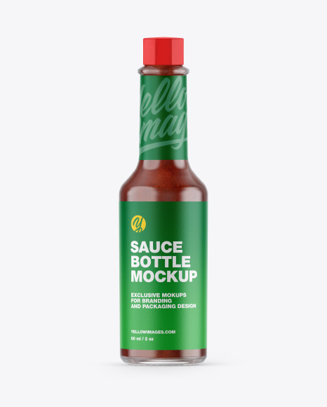 BBQ Sauce Bottle Mockup