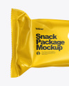 Glossy Snack Bar Mockup