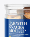 Jar with Snacks Mockup