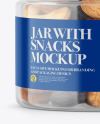 Jar with Snacks Mockup