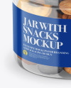 Jar with Snacks Mockup