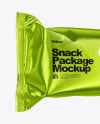 Metallic Snack Bar Mockup