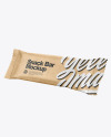 Two Kraft Paper Snack Bars Mockup