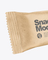 Two Kraft Paper Snack Bars Mockup