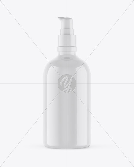 Glossy Cometic Bottle with Pump