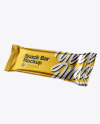 Two Metallic Snack Bars Mockup