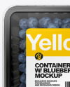 Container w/ Blueberry Mockup