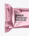 Matte Metallic Snack Bar Mockup