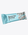 Two Matte Metallic Snack Bars Mockup