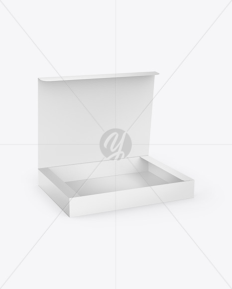 Opened Paper Box Mockup