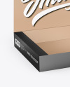 Opened Paper Box Mockup