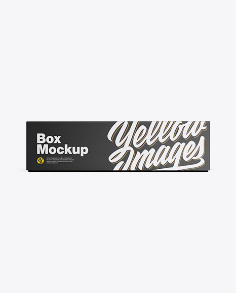 Matte Paper Box Mockup