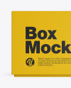 Matte Paper Box Mockup