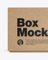 Kraft Paper Box Mockup