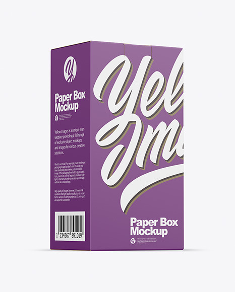 Paper Box Mockup