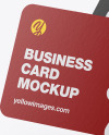 Paper Business Cards Mockup