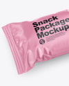 Matte Snack Package Mockup