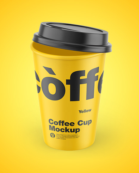 Matte Coffee Cup Mockup