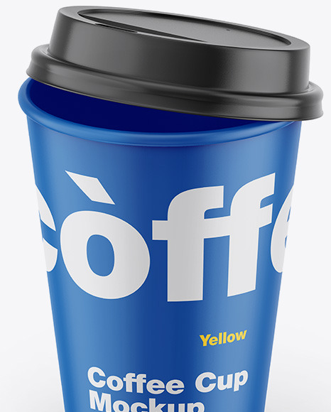 Matte Coffee Cup Mockup