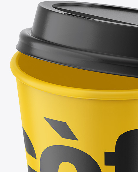 Matte Coffee Cup Mockup