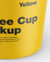 Matte Coffee Cup Mockup