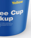 Matte Coffee Cup Mockup