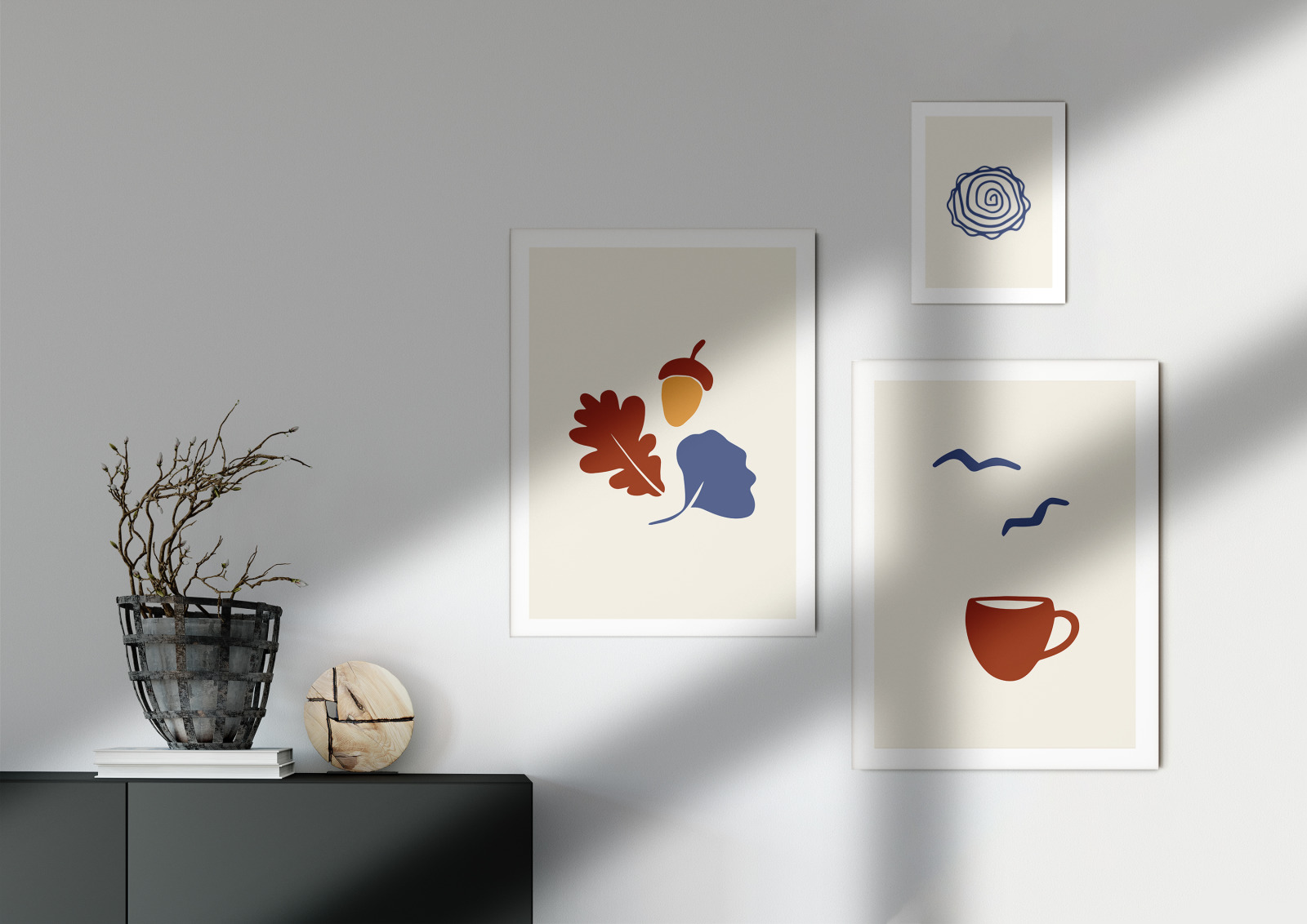 Abstract Autumn Illustrations