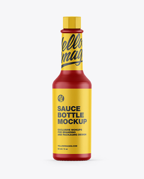 Ceramic Sauce Bottle Mockup