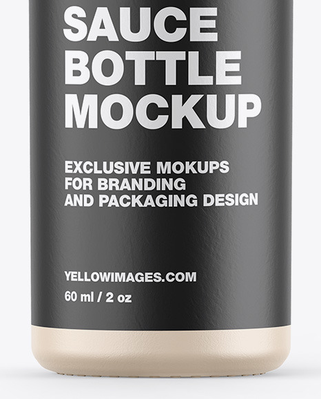 Ceramic Sauce Bottle Mockup