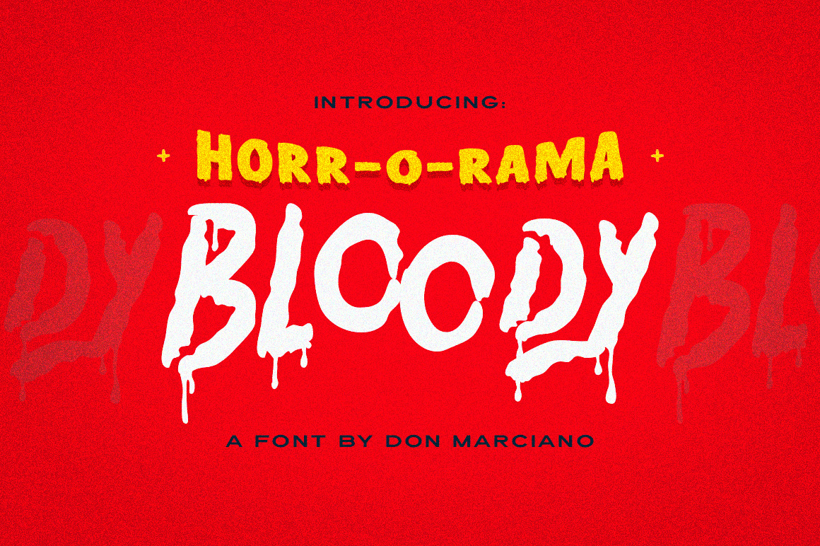 Bloody Scary Font Bloody Scary Font