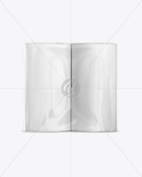 Toilet Paper 4 Pack Mockup - Front View