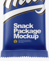 Snack Package Mockup - Front View