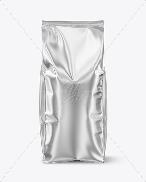 Metallic Food Bag Mockup