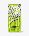 Metallic Food Bag Mockup