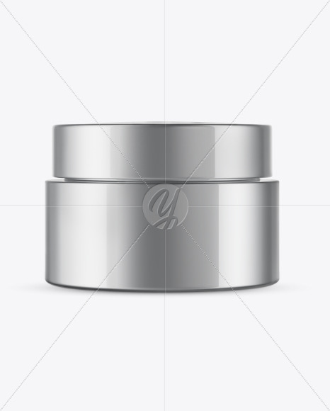 Metallic Cream Jar Mockup