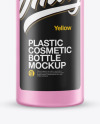 Matte Plastic Cosmetic Bottle Mockup