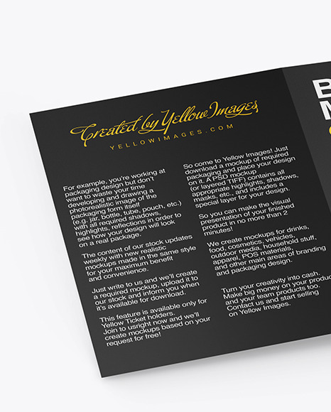 Brochure Mockup