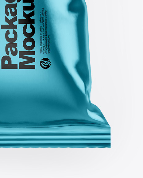 Metallic Snack Package Mockup