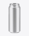 500ml Matte Aluminium Can Mockup