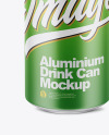 500ml Matte Aluminium Can Mockup