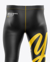 Men&#039;s Leggings Mockup - Back View