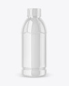 Glossy Plastic Bottle Mockup