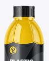 Glossy Plastic Bottle Mockup