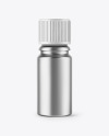 Metallized Dropper Bottle Mockup