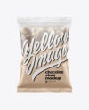 Frosted Bag With Duo Stars Cereal Mockup